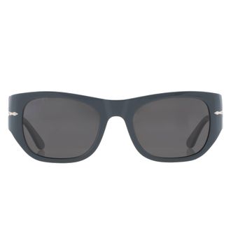 Persol Polarized Black Square Unisex Sunglasses PO3308S 117348 54