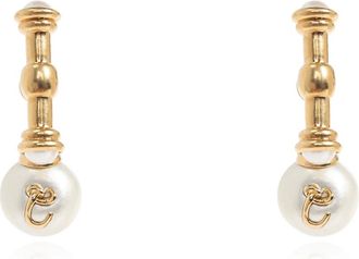 Chlo&eacute; Accessoires, Dames, Geel, ONE Size, Oorbellen met parels