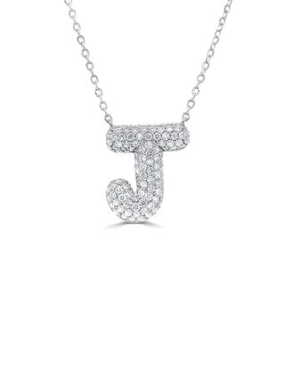 Sabrina Designs 14K 0.50 Ct. Tw. Diamond Initial Necklace
