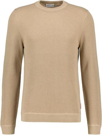 Joop Peosius Crewneck Sweater - Heren - Ronde hals truien - Bruin - L - Katoen - Truien & Vesten
