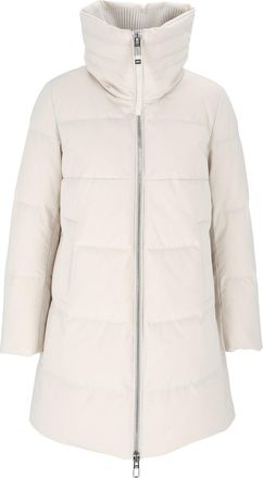 Duno Structured High-Collar Padded Down Jacket