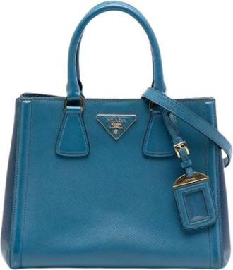 Prada Pre-owned Handbags, female, Blue, Size: ONE SIZE Pre-owned Vintage Handbag