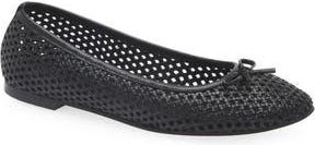 Bruno Magli Janina Woven Flat in Black at Nordstrom Rack, Size 10.5
