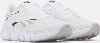 Reebok Laufschuh REEBOK ZIG DYNAMICA 6, Damen, Gr. 40,5, wei&szlig;, grau 1, core schwarz, Synthetik, Textil, Schuhe Laufschuh