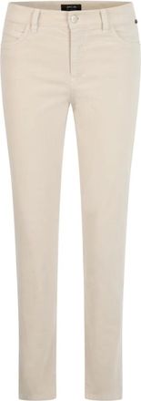 Marc Cain Broeken, Dames, Grijs, XL, Katoen, Silea Slim Fit Broeken