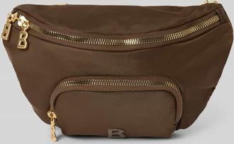 Bogner Bauchtasche mit Logo-Applikation Modell Janica in Dunkelbraun, Größe 1