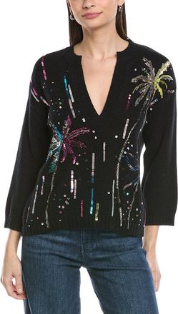 Valentino Sequin Cashmere Sweater