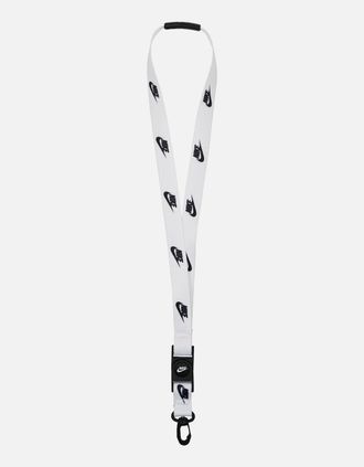 Nike Mens Nike Club 2024 Logo Lanyard - White - Size: ONE size