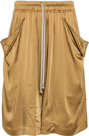 Rick Owens Lido Boxers shorts - men - Acetate/Viscose - 44 - Gold
