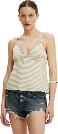 Cotton On Womens The Daydream Cami in Madi Stripe Pale Eucalptus at Nordstrom, Size 10