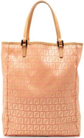 Fendi Pre-owned Vintage Tote - Dames - Vintage Shopper - Roze - ONE Size - Leer - Vintage