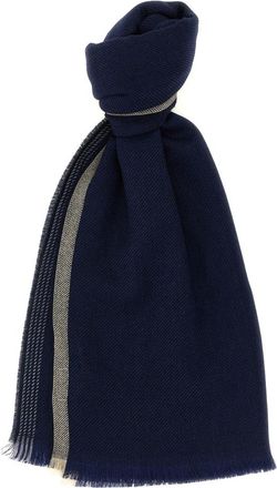 Brunello Cucinelli Accessoires, Heren, Blauw, ONE Size, Scarves