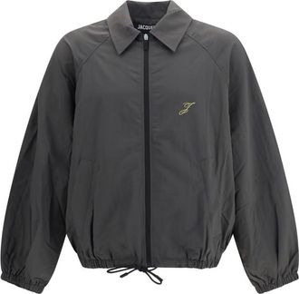 Jacquemus Dark Grey Embroidered Jacket