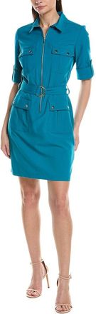 Sharagano Short Sleeve Shirtdress