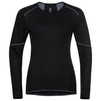 Odlo BL Top Crew Neck L/S Active X-Warm Eco Kunstfaserunterw&auml;sche f&uuml;r Damen | schwarz