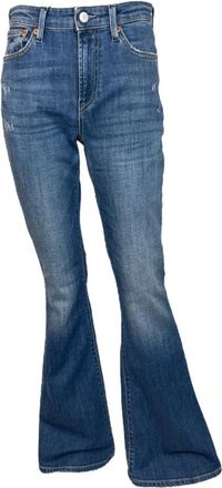 Denham Bootcut Stretch Denim Jeans Mid Blue - Dames - Flared Jeans - Blauw - W25 L30 - Denim - Jeans