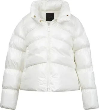 Pinko Eleodoro Down Jacket - female - PINKO - Winter Jackets - White - XS - Jackets