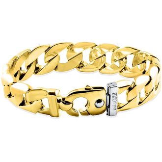 Pompeii3 Mens Cuban Link 14k Gold (133gram) or Platinum (215gram) 16.5mm Bracelet 9.5