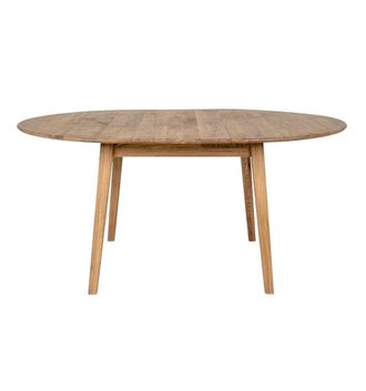 Moloo Mesa de comedor extensible tipo mariposa roble &oslash;118/158 cm
