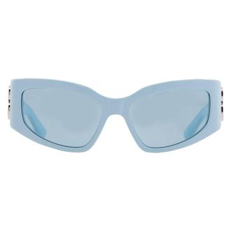 Balenciaga Light Blue Cat Eye Ladies Sunglasses BB0321S 014 57