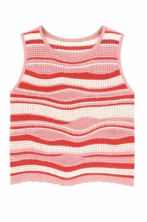 Dear John Denim Womens Sylvie Top In Strawberry Shortcake