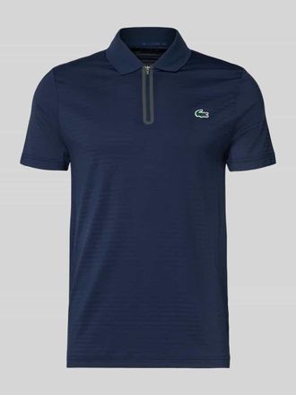Lacoste Sport Slim Fit Poloshirt aus schnelltrocknendem Material in Dunkelblau, Gr&ouml;&szlig;e XXXL