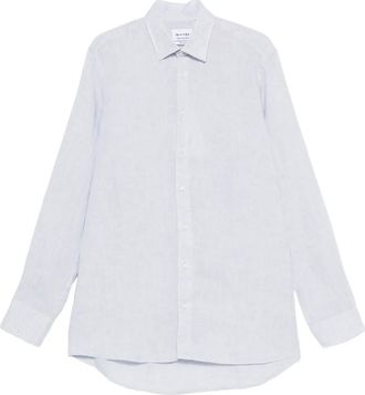 Sand Copenhagen long-sleeve linen shirt - White