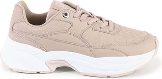 Tommy Hilfiger Womens Chunky Platform Sneakers - Tan Leather - Size EU 41