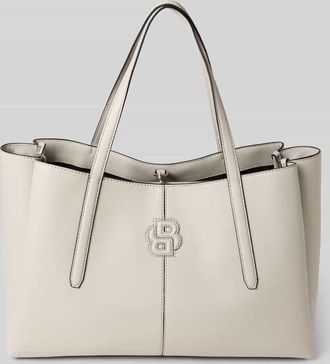 HUGO BOSS Shopper in Lederoptik Modell ANETT NEW L TOTE in Ecru, Größe 1