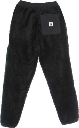 Carhartt Work in Progress Sherpa Trainingsbroeken Zwart - Heren - Sweatpants - Zwart - S - Polyester - Broeken