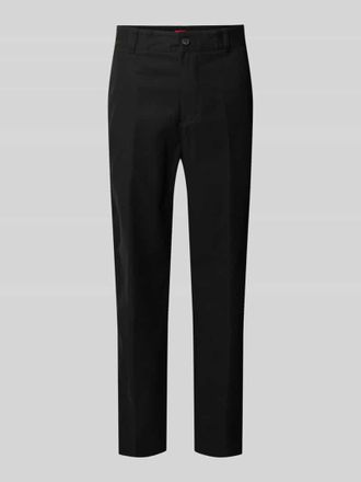 HUGO BOSS Slim Fit Chino aus reiner Baumwolle Modell GENAR in Black, Gr&ouml;&szlig;e L