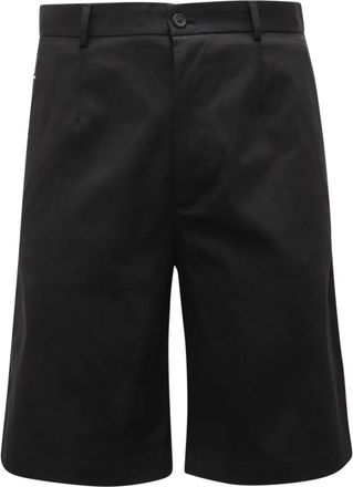 Dolce & Gabbana Italiaanse Bermuda Shorts - Heren - Korte Broeken - Zwart - S - Katoen - Korte Broeken