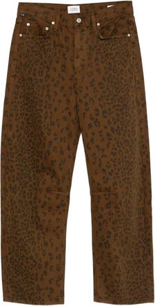 Citizens Of Humanity Cheetah-print Jeans