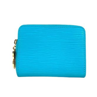 Louis Vuitton Vintage, unisex, Blauw, ONE Size, Leer, Pre-owned Leather Wallet