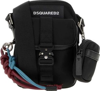 Dsquared2 Basic Crossbody Bag - Heren - Schoudertassen - Zwart - ONE Size - Tassen