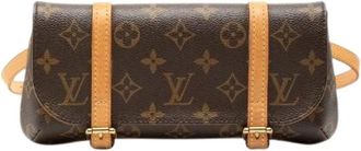 Louis Vuitton Pre-owned Pochette Marelle Monogram Heuptas - Dames - Vintage Heuptassen - Bruin - ONE Size - Leer - Vintage