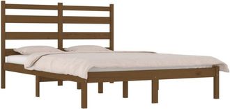 vidaXL Vidaxl - Estructura De Cama Madera Maciza De Pino Marr&oacute;n Miel 200x200 Cm