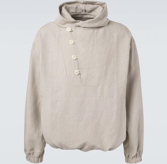 St&ograve;ffa Hooded linen jacket