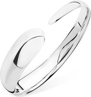 Lucy Quartermaine Flat Drop Bangle in Sterling Silver at Nordstrom