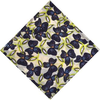 Alessia Santi Scarves, female, Multicolor, Size: ONE SIZE Floral Print Scarf