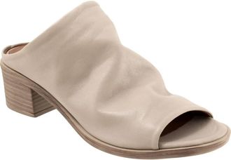 Bueno Womens Ocean Block Heel Sandal In Light Grey