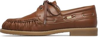Loriblu Bootloafers - Dames - Bootschoenen - Bruin - 39 EU - Leer - Schoenen
