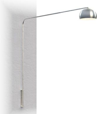 Top-Light Applique braccio arco moderna top light corner 1189 b7 e27 led metallo lampada parete