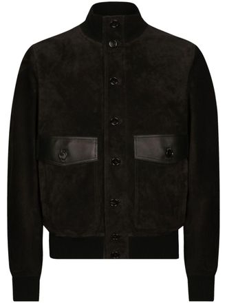 Dolce & Gabbana Bomber in pelle - Nero