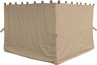 Quick-Star Quick-star - 4 Seitenteile F&uuml;r Pavillon Nizza 3x4m Seitenwand Sand