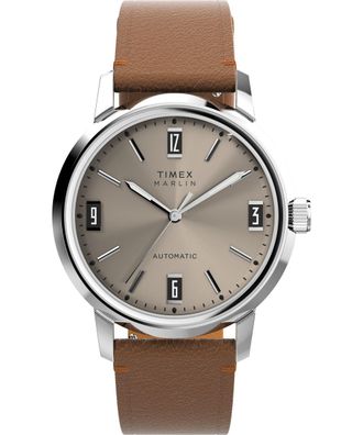 Timex Marlin Mens Brown Watch TW2W59300 Leather (archived) - One Size