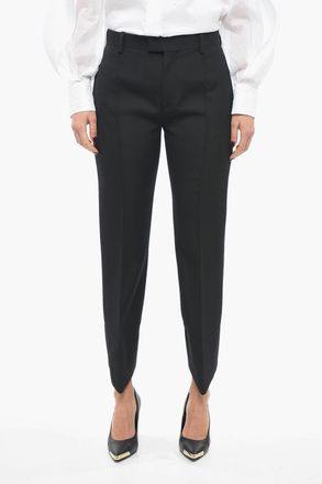 Bottega Veneta Pantaloni in Lana a Una Pince con Design Curvo Bottega Veneta
