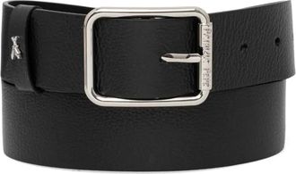 Patrizia Pepe Cintura con fibbia logo - Nero