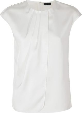 Emporio Armani Mouwloze tops - Dames - Tops zonder mouwen - Wit - S - Tops