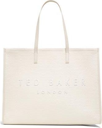 Ted Baker Palmer Tote in White/Bone at Nordstrom Rack
